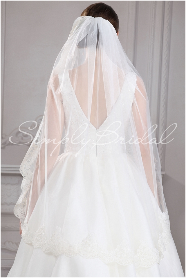 Simply Bridal Lace White Veil Giveaway