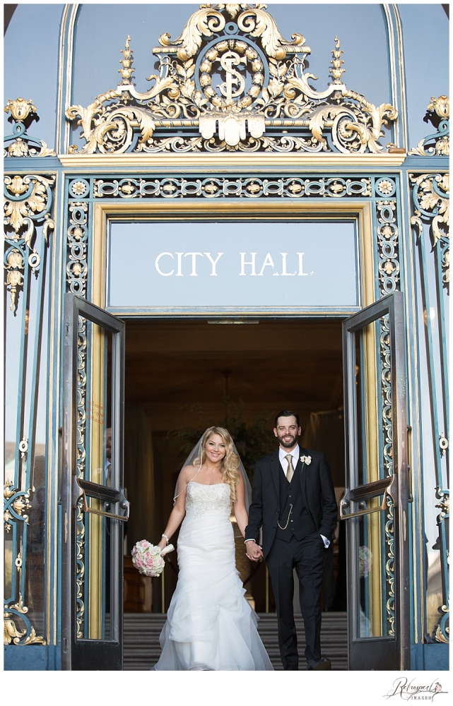 San Francisco City Hall Roe Wedding