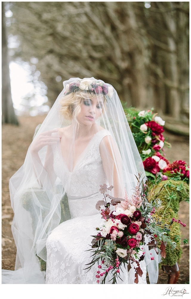 Enchanted Forest Styled Bridal Portraits Santa Cruz Wedding